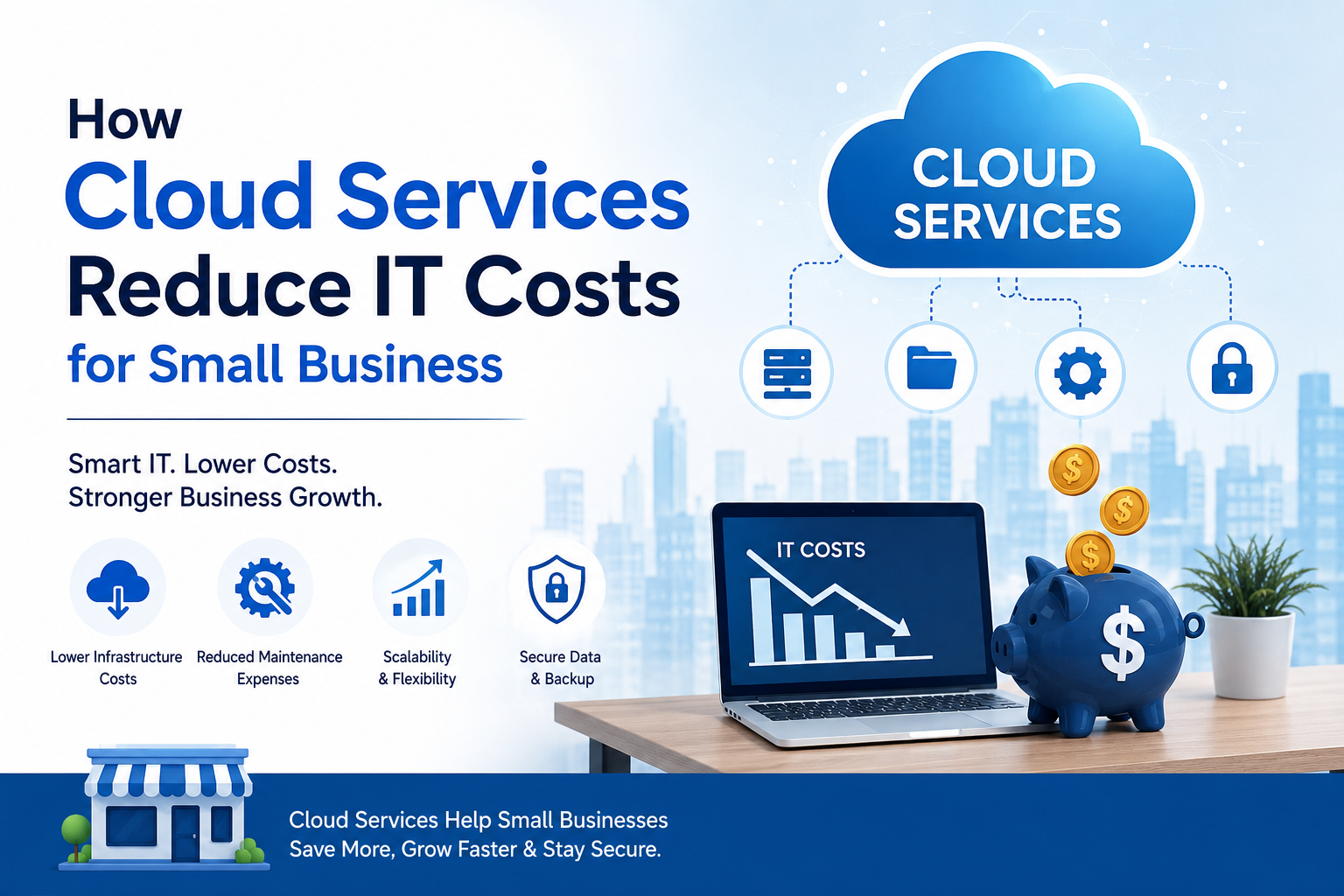 How Cloud Services reduce IT costs for Small Business