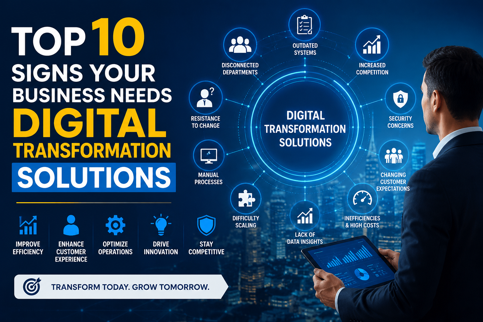 Top 10 Signs Your Business Needs Digital Transformation Solutions