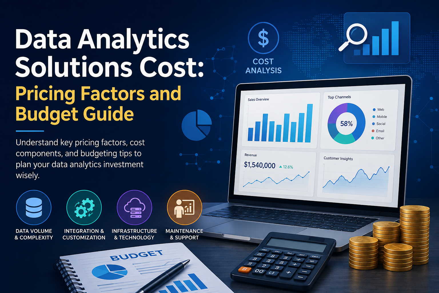 Data Analytics Solutions Cost : Pricing Factors and Budget Guide
