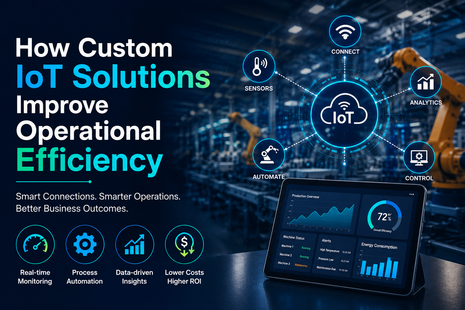 How Custom IoT Solutions Improve Operational Efficiency