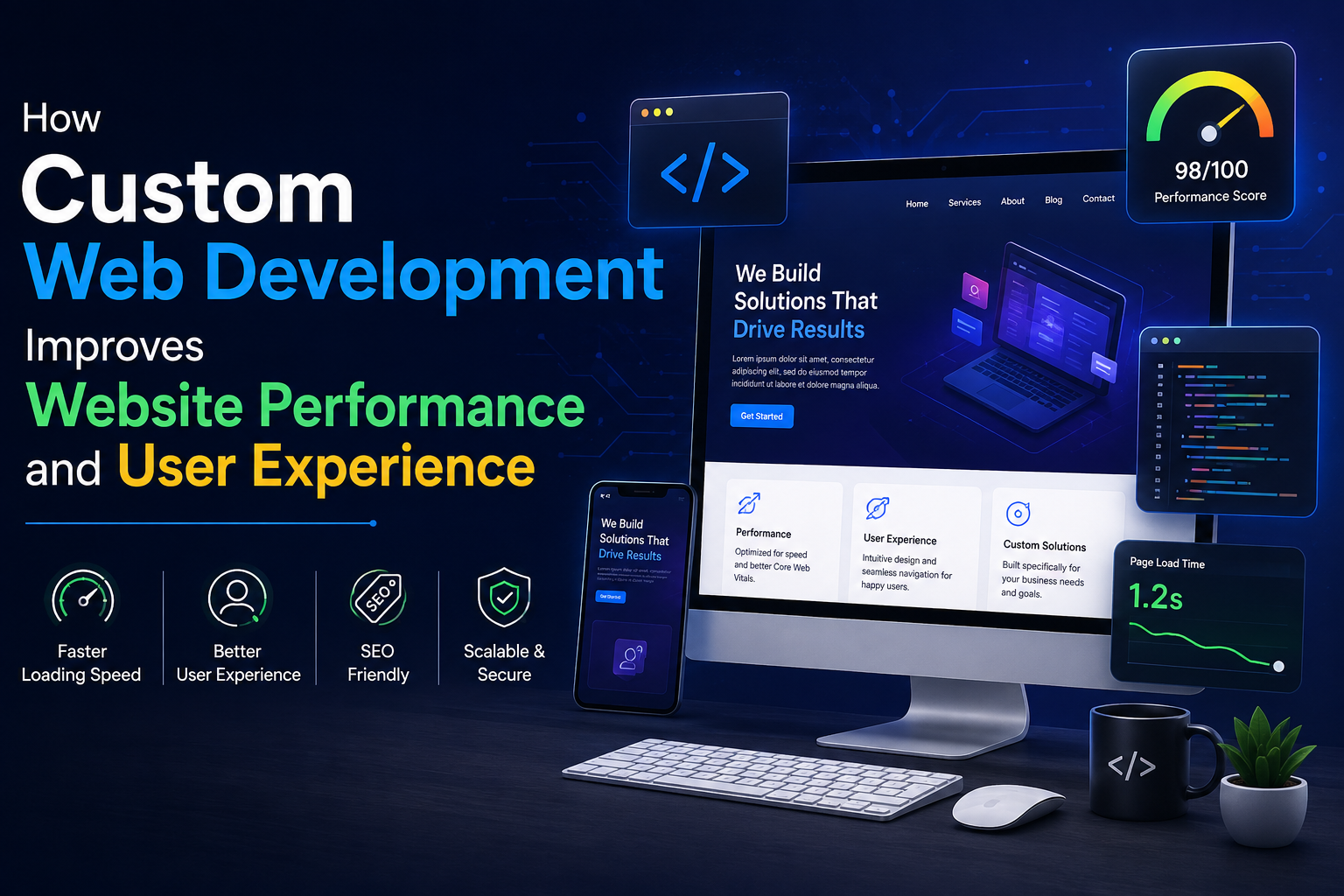 How Custom Web Development Improves Website Performance and User Experience