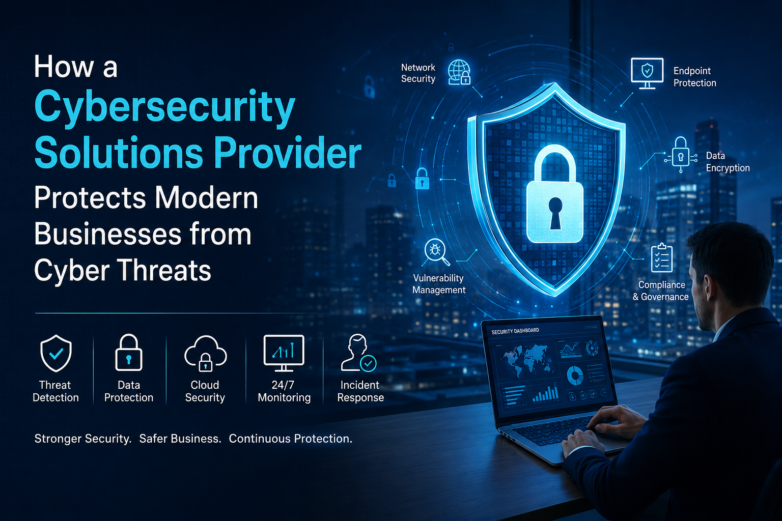 How a Cybersecurity Solutions Provider Protects Modern Businesses from Cyber Threats