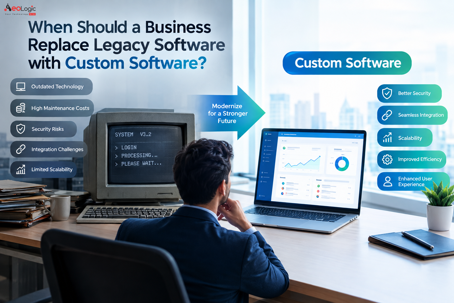 When Should a Business Replace Legacy Software with Custom Software?